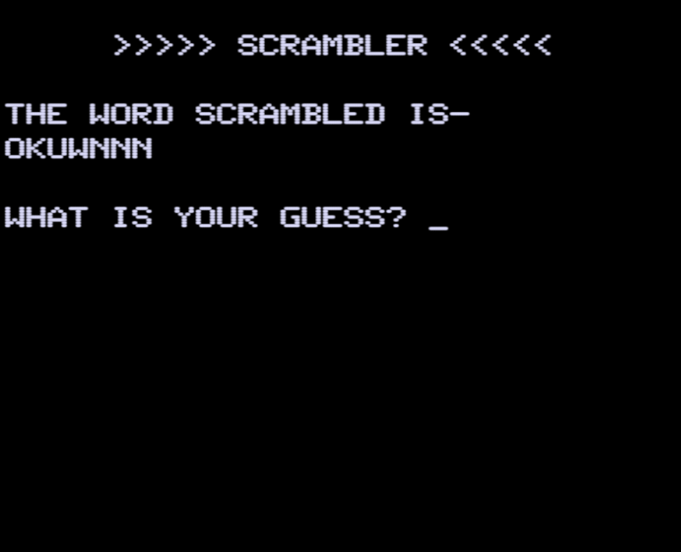 Screen shot